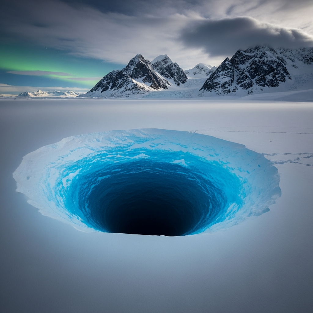 Buco gravitazionale sotto l’Antartide: ecco perché