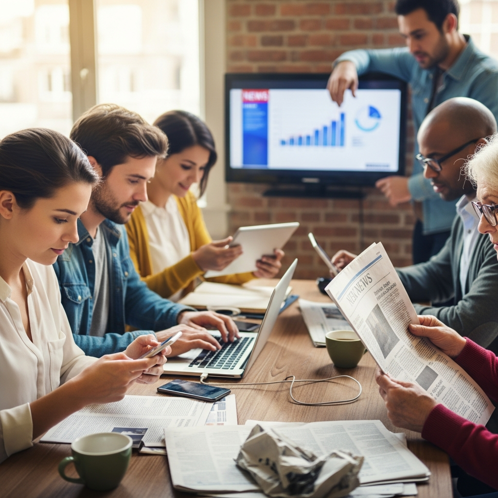 Come si informano gli italiani: dati Agcom